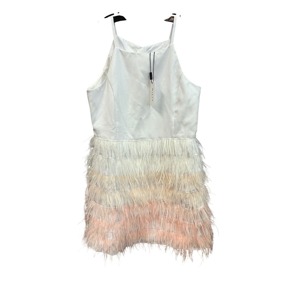 Milly Minis Girls Feather Cady Dress Ivory Style‎ 20TG25 Size 14